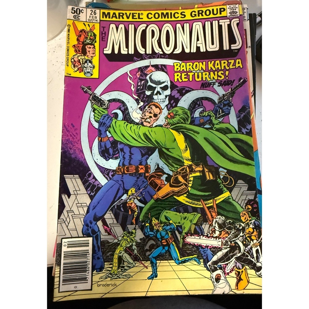 The Micronauts Baron Karza Returns Marvel Comics Group Comic‎ Book 26